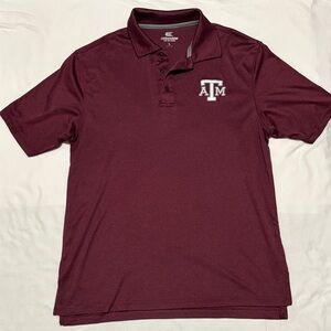 Colosseum Burgundy A&M Polo